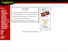 Tablet Screenshot of laughy.com